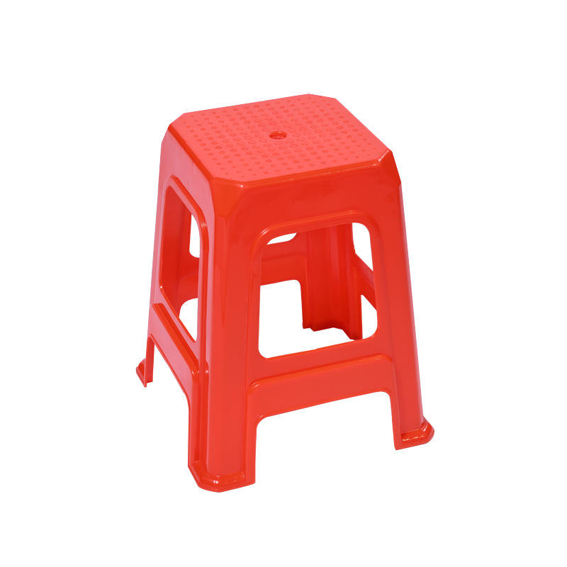 High Quality Plastic stacking stool Small Square plastic Stool Stocked Chair