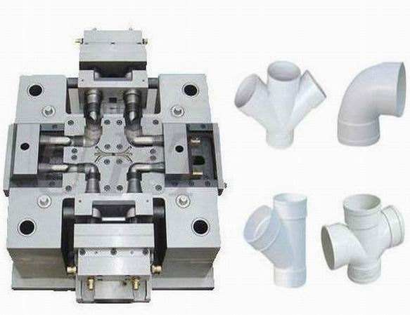 custom made plastic Pipe fitting joint mould, PPR PVC UPVC Pipe Fittings Mould