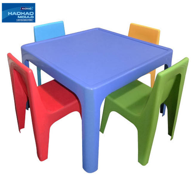 Plastic injection chair and table mould