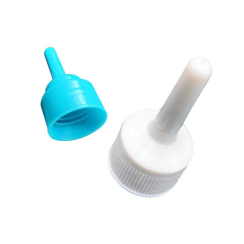 plastic with twisted cap pointed mouth pointed beak top mould cap for liquid bottle plastic pointed cap